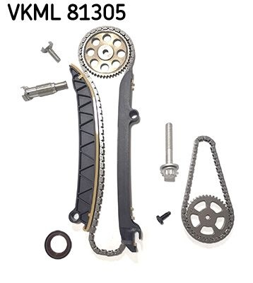 SKF Timing Chain Kit VKML 81305 VW,AUDI,SKODA,GOLF VI (5K1),Polo Schrägheck (6R1, 6C1),GOLF PLUS (5M1, 521),Caddy III Kombi (2KB, 2KJ, 2CB, 2CJ)