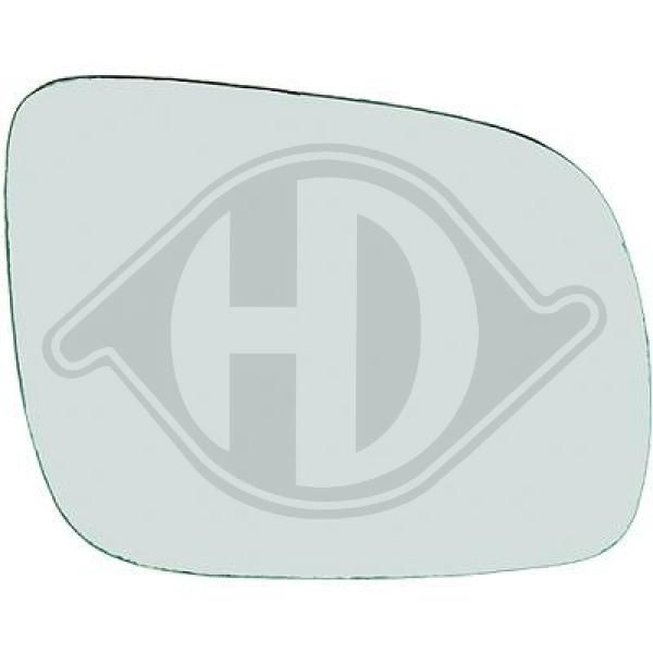 Verre Rétroviseur Chauffant Gauche Nissan Note E12 2006-2013 - A-Left
