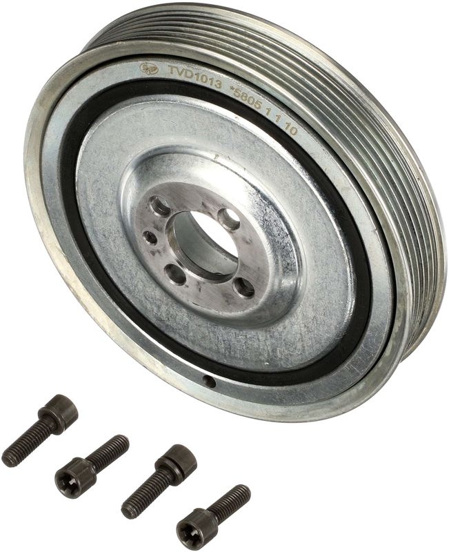 GATES Crankshaft Pulley OPEL,FIAT,SUZUKI TVD1013A 46544612,46780491,55196301 Belt Pulley, crankshaft 55196974,55208280,71747797,73501275,55196301