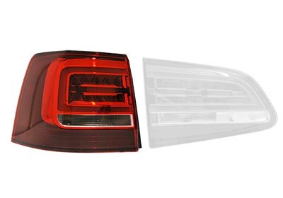 Taillight left 5777923 Van Wezel