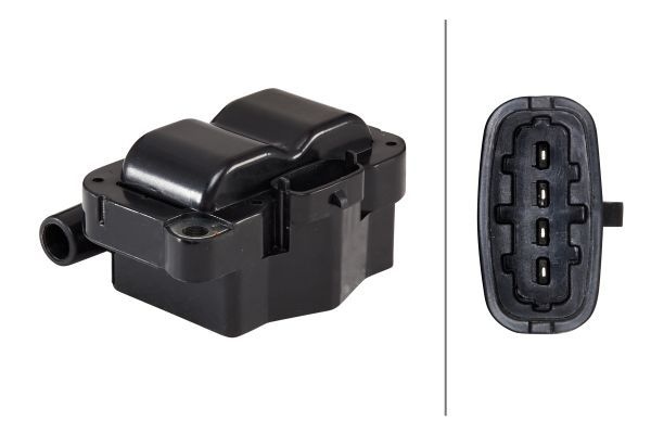 HELLA Ignition coil SMART 5DA 193 175-661 2508710,0001587703,1601587703 Coil pack,Ignition coil pack,Engine coil,Engine coil pack A0001587703