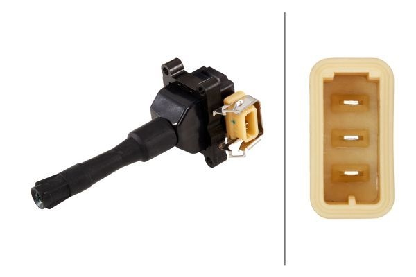 HELLA Ignition coil 5DA 193 175-541 Coil pack,Ignition coil pack BMW,3 Cabrio (E36),3 Limousine (E36),3 Coupe (E36),7 (E38),5 Limousine (E34),7 (E32)