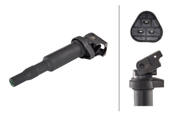 HELLA Ignition coil BMW,PEUGEOT,CITROËN 5DA 193 175-491 0390064,12128647689,12130148594 Coil pack,Ignition coil pack,Engine coil,Engine coil pack