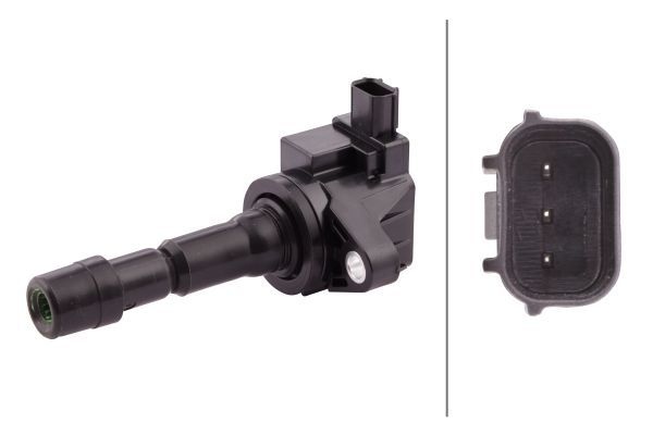 HELLA Ignition coil 5DA 358 000-131 Coil pack,Ignition coil pack HONDA,CIVIC VIII Hatchback (FN, FK),Jazz III Schrägheck (GE_, GG_, GP_, ZA_)