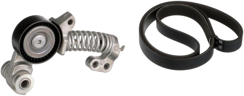 GATES V-ribbed belt set Micro-V® Kit K226PK1183 Serpentine belt kit,Auxiliary belt kit VOLVO,XC60 (156),V70 III (135),V60 (155, 157)