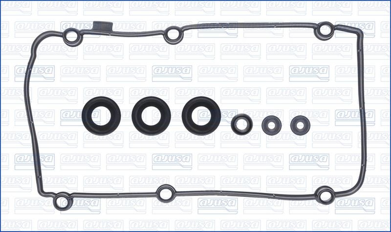 Gasket set, valve cover