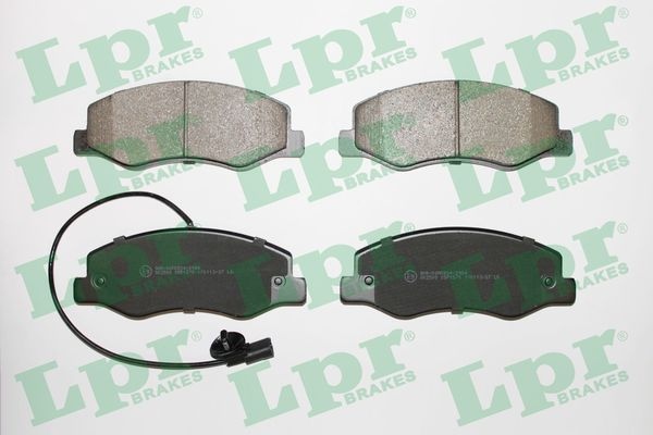 Lpr Bromsbelaggssats Skivbroms 05P1570 Renault 05P1570 Storlek 05