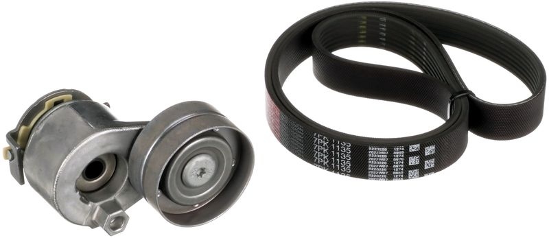 GATES V-ribbed belt set RENAULT K017PK1135 7PK1135,T38428,7701477520 Serpentine belt kit,Auxiliary belt kit,Poly V-belt kit,V-ribbed belt kit