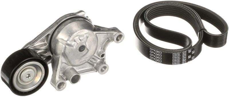 GATES V-ribbed belt set FleetRunner™ Micro-V® Stretch Fit™ K026PK963 Serpentine belt kit,Auxiliary belt kit OPEL,PEUGEOT,TOYOTA,Crossland X (P17)