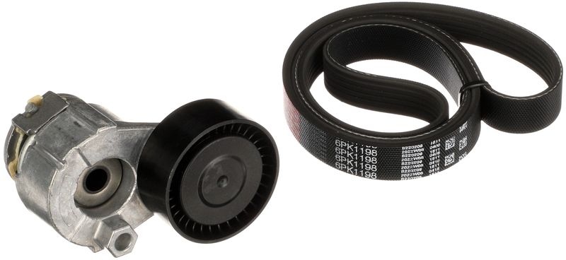 GATES V-ribbed belt set RENAULT,NISSAN,DACIA K016PK1198 117203694R,117206843R,117209782R 7701476476,117203694R,117206843R,117209782R,117203694R