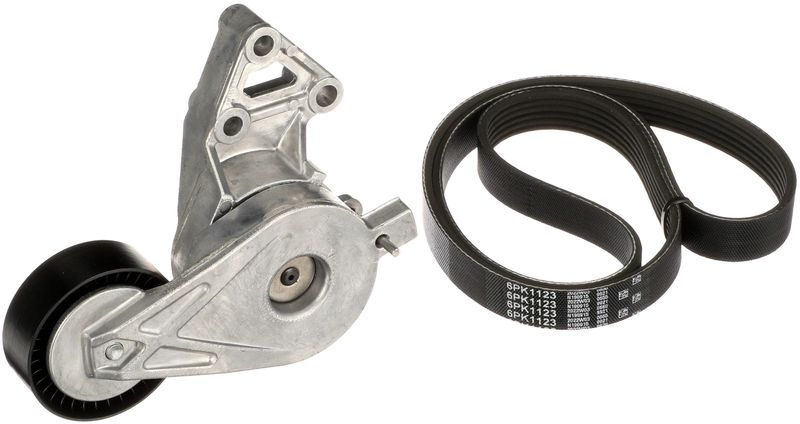 GATES V-ribbed belt set FleetRunner™ Micro-V® Stretch Fit™ K036PK1123 Serpentine belt kit,Auxiliary belt kit VW,AUDI,SKODA,Golf IV Schrägheck (1J1)