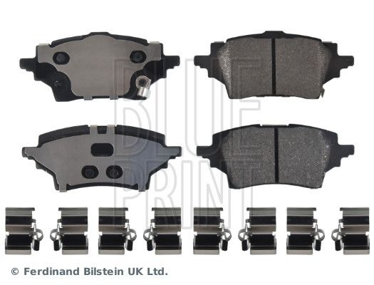 brake pad set with cleats ADBP420098 Blue Print