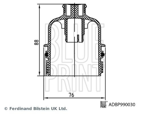 Oil filter cover with sealing ring