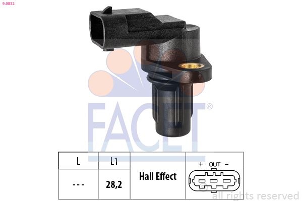 Sensor, camshaft position Made in Italy - OE Equivalent