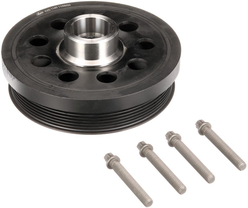 GATES Crankshaft Pulley DriveAlign™ with damping TVD1140A Belt Pulley, crankshaft BMW,3 Touring (E91),3 Limousine (E90),5 Limousine (E60)