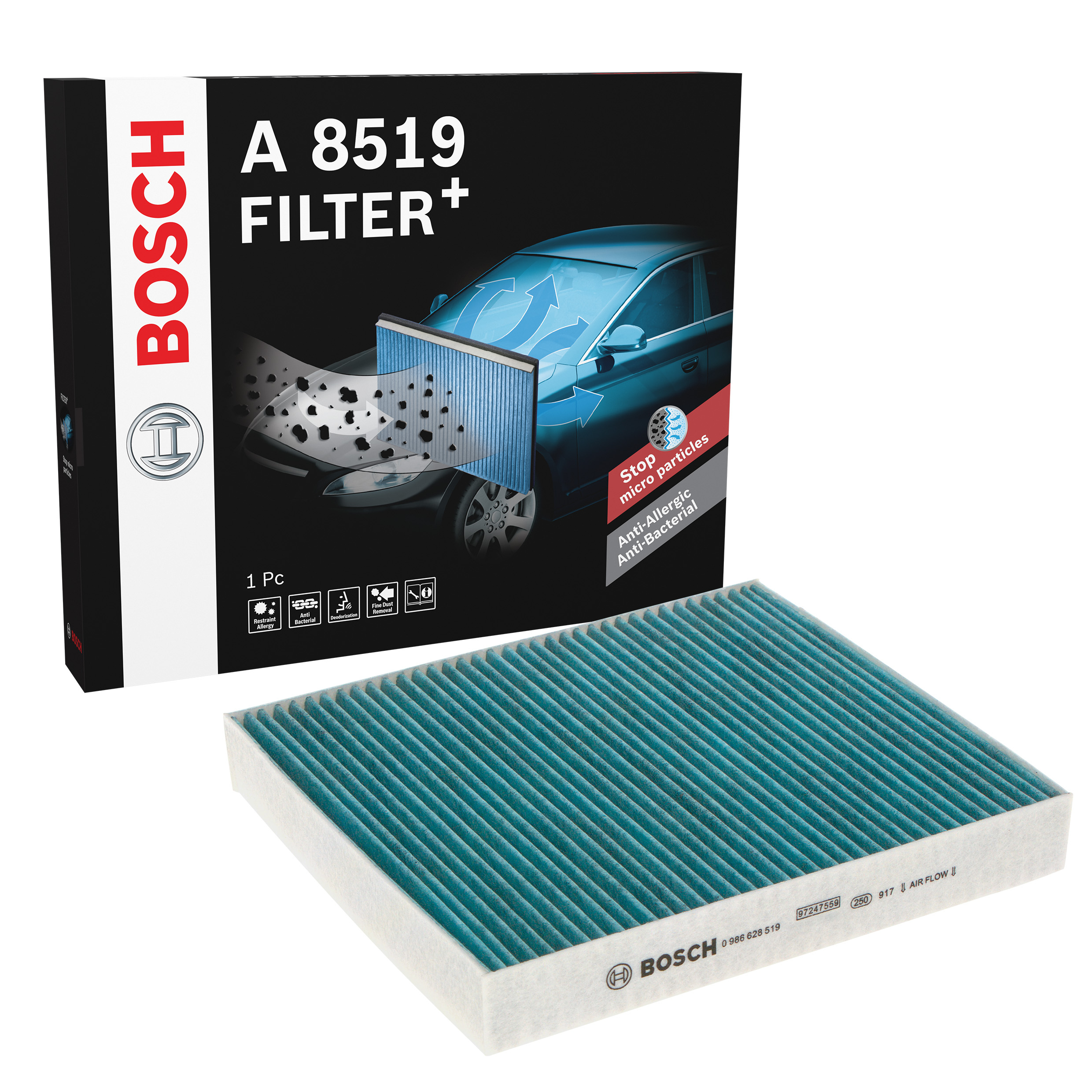 BOSCH Pollen filter NISSAN,LEXUS,ISUZU 0 986 628 519 8981394280,8713930100,87139YZZ38 87139YZZ53,27891BM400,27891BM401,27891BM401KE,27891BM402
