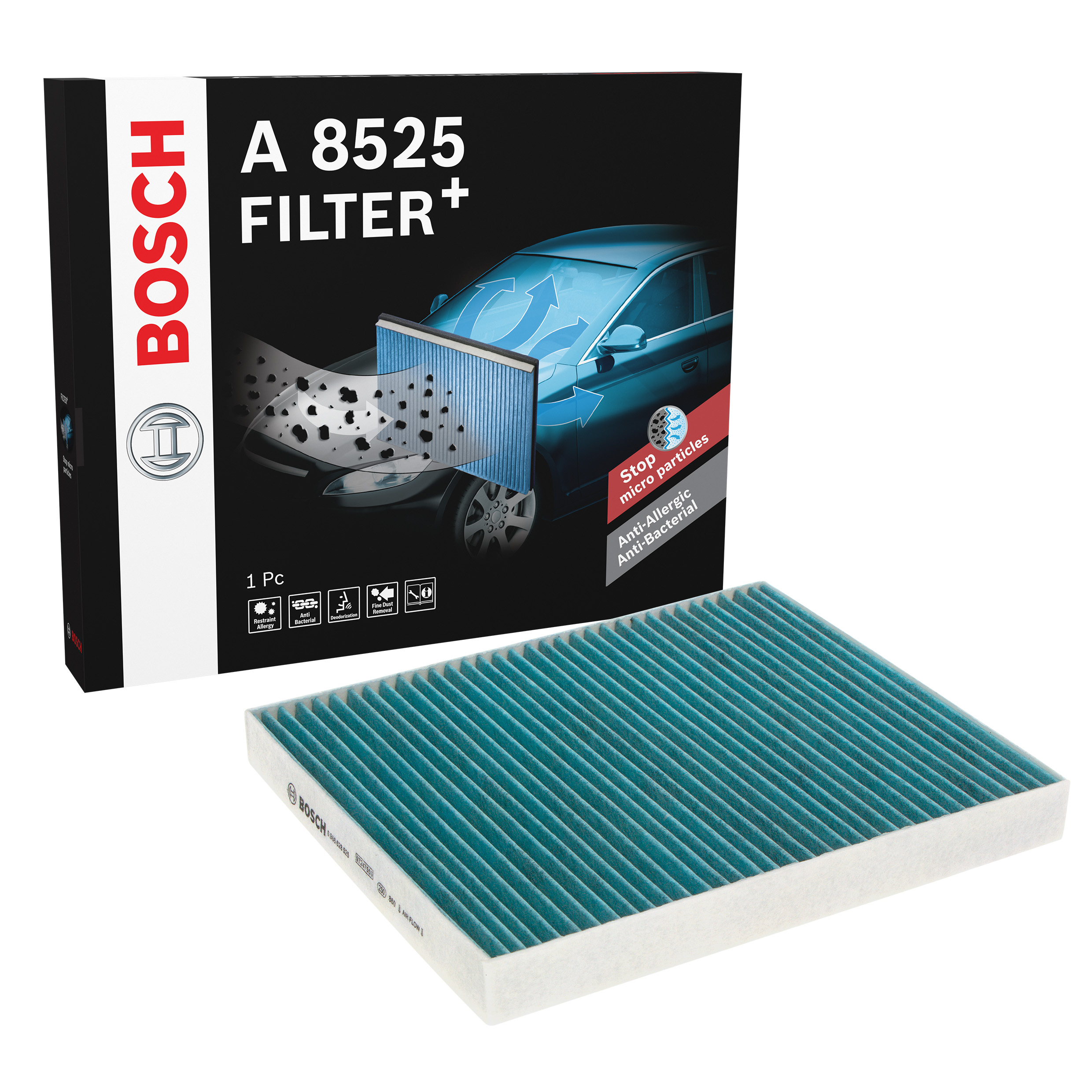 BOSCH Pollen filter FILTER+ 0 986 628 525 Filter, interior air,Cabin filter OPEL,CHEVROLET,VAUXHALL,ZAFIRA B (A05),Astra G CC (T98),Zafira A (T98)