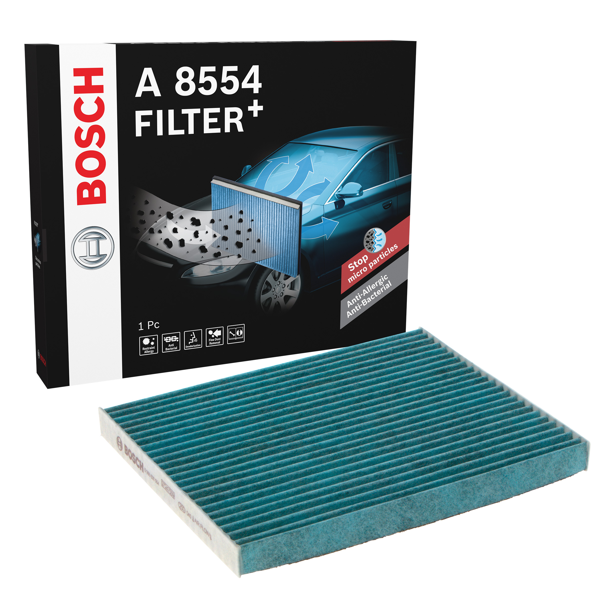Filter, interior air FILTER+ A8554 Bosch