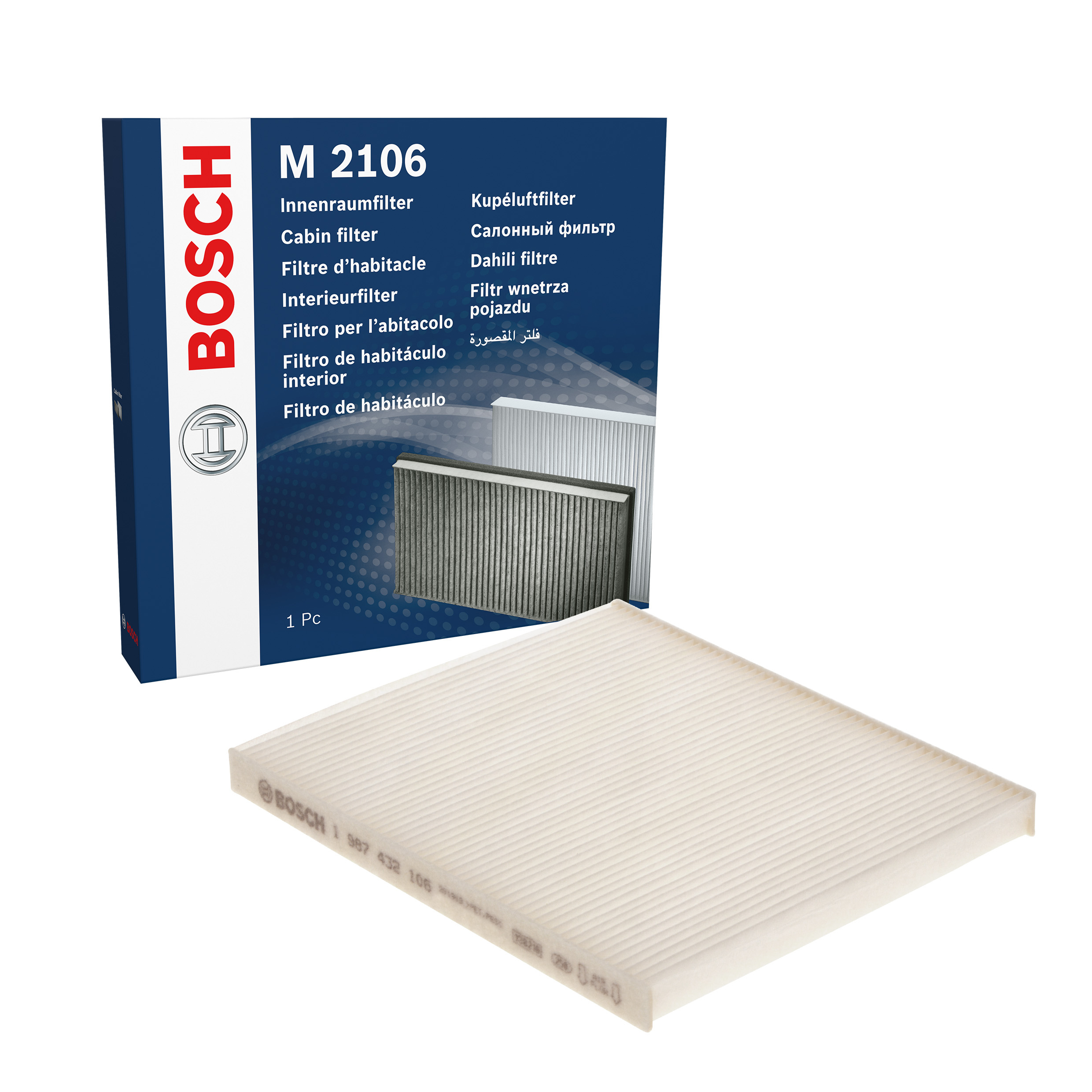 BOSCH Pollen filter Particulate Filter 1 987 432 106 Filter, interior air,Cabin filter FORD,FIAT,ABARTH,KA (RU8),PANDA (169),500 (312),500 C (312)