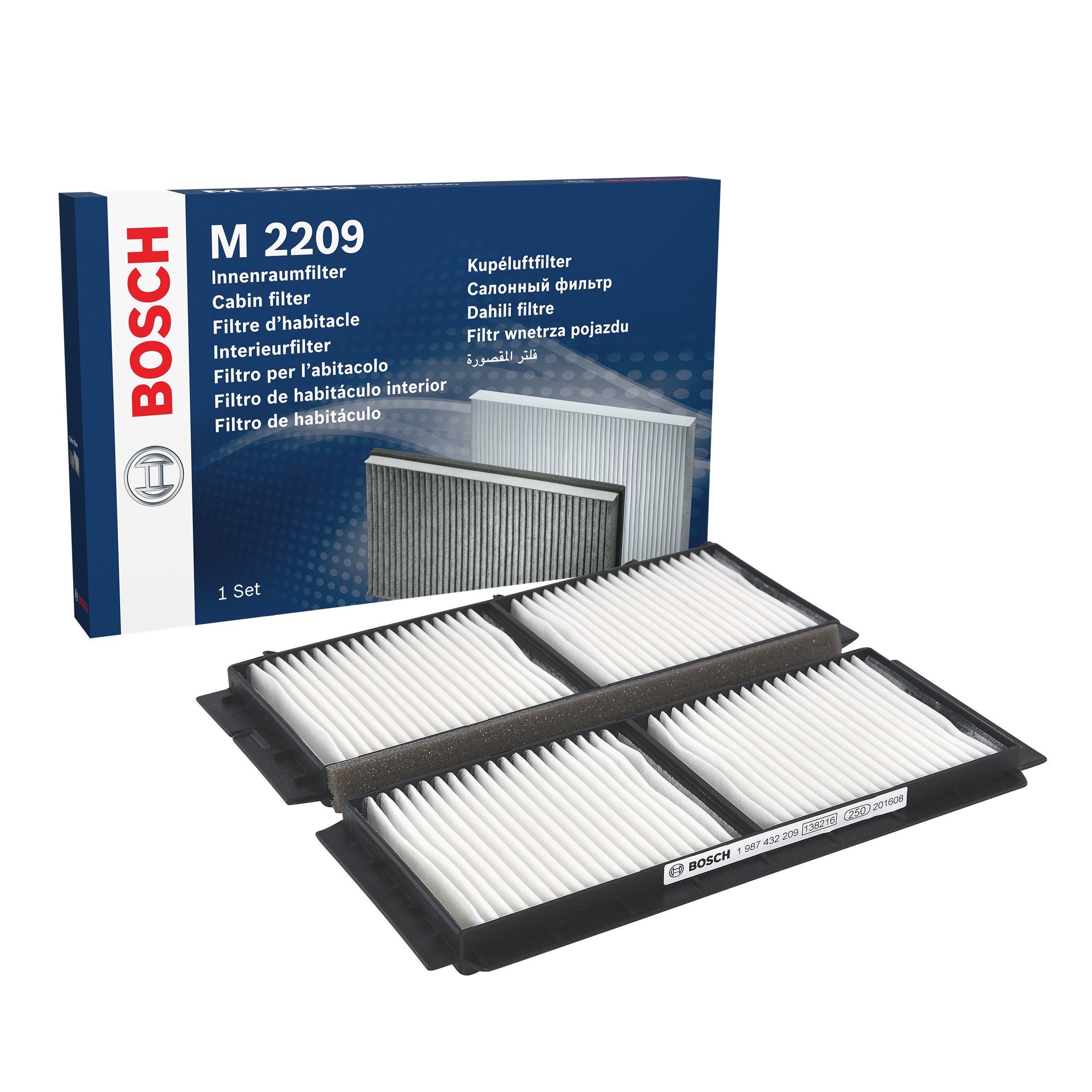 BOSCH Pollen filter Particulate Filter 1 987 432 209 Filter, interior air,Cabin filter MAZDA,3 (BL),3 Stufenheck (BL)