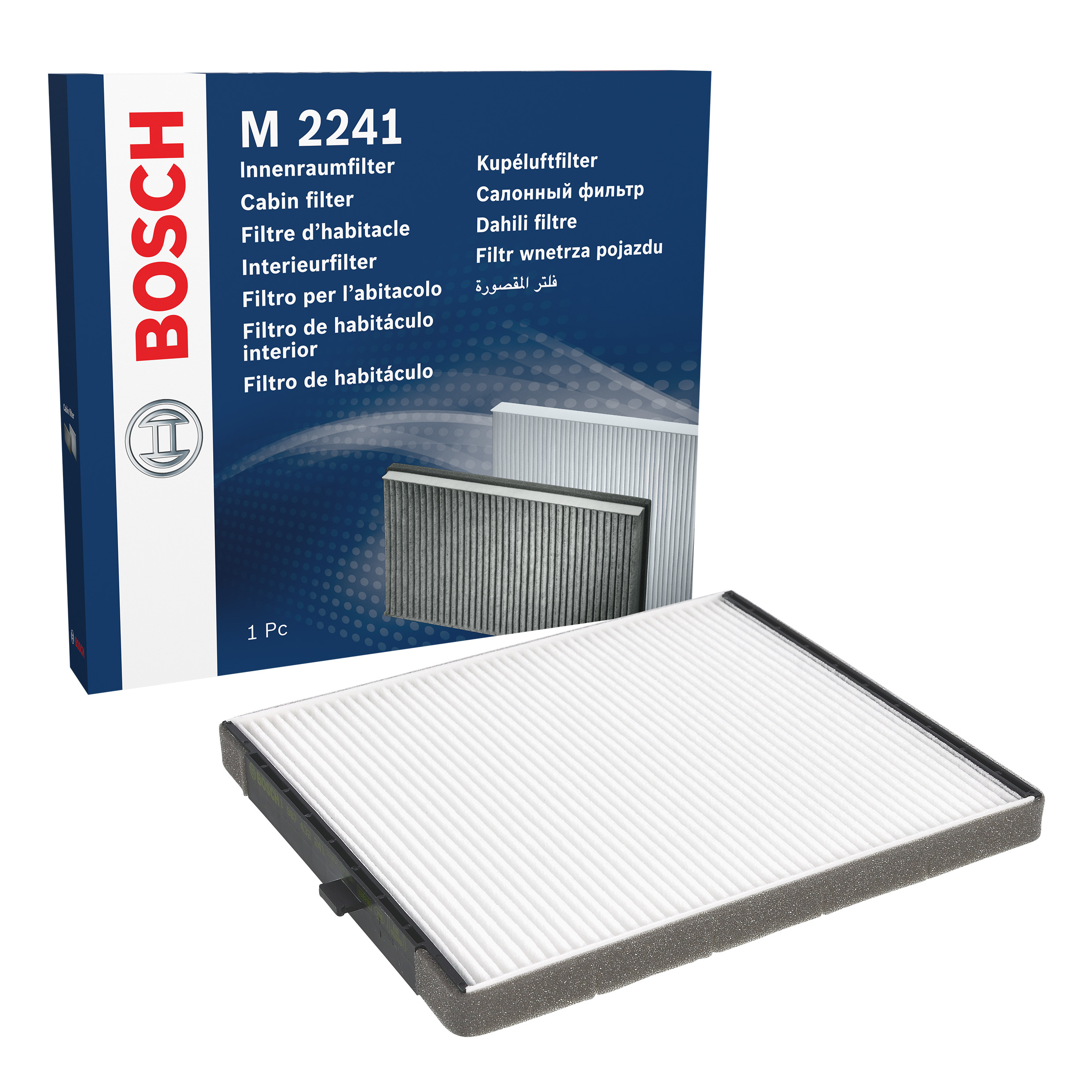 BOSCH Pollen filter Particulate Filter 1 987 432 241 Filter, interior air,Cabin filter CHEVROLET,DAEWOO,Aveo / Kalos Schrägheck (T250, T255),KALOS