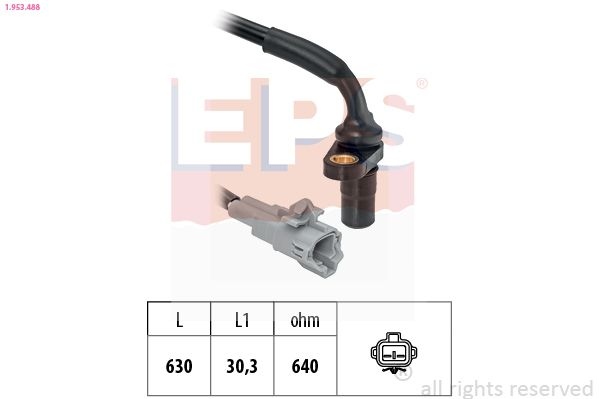 Sensor, RPM Made In Italy - OE Equivalent 1.953.488 EPS Facet