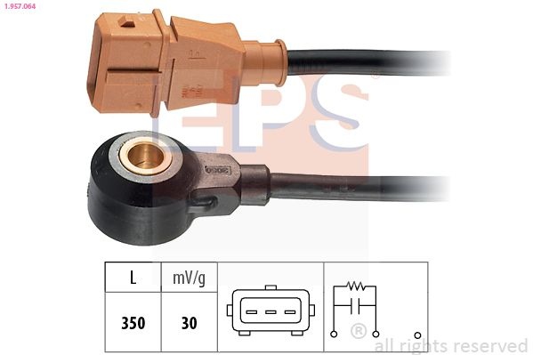 Knock Sensor Made in Italy - OE Equivalent 1.957.064 EPS Facet