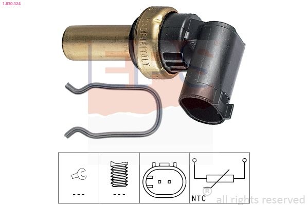 EPS Coolant Temperature Sensor OPEL,FIAT,CHEVROLET 1.830.324 55353807,55353807,55563530 Coolant Sensor 55591002,55591401,55353807,55353807,55563530