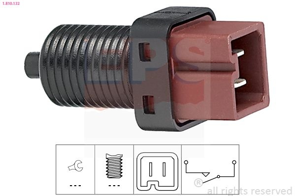 Brake Light Switch Made in Italy - OE Equivalent 1.810.132 EPS Facet