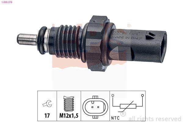 FACET Oil Temperature Sensor without connecting pipe 7.3378 Sender Unit, oil temperature VW,AUDI,SKODA,Golf VII Schrägheck (5G1, BQ1, BE1, BE2)