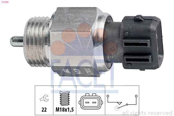 Switch, reverse light Made in Italy - OE Equivalent