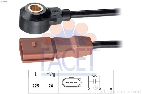 Knock Sensor Made in Italy - OE Equivalent