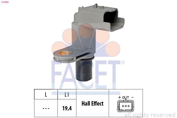 Sensor, camshaft position Made in Italy - OE Equivalent