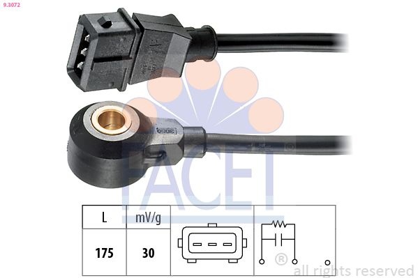 Knock Sensor Made in Italy - OE Equivalent