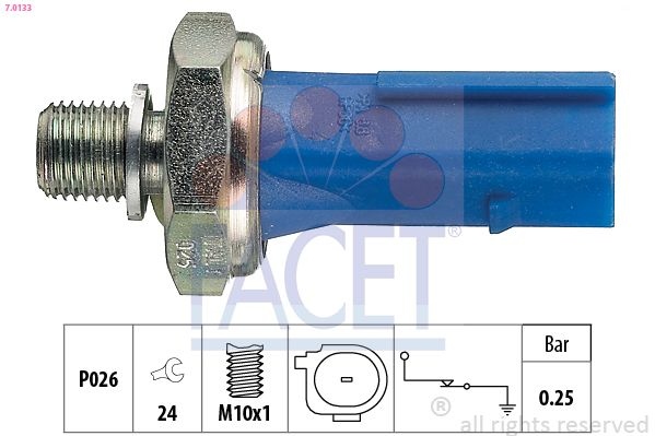 Oil Pressure Switch Made in Italy - OE Equivalent