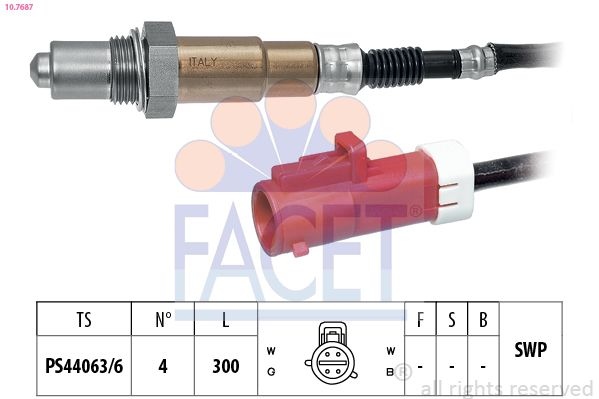 Lambda Sensor Made in Italy - OE Equivalent