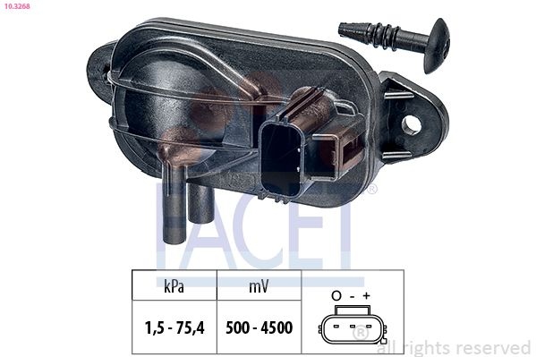 Ford Air Pressure Sensor Height Adaptation Made In Italy - Oe Equivalent
