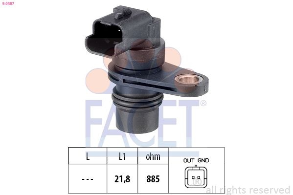 RPM Sensor, automatic transmission Made in Italy - OE Equivalent