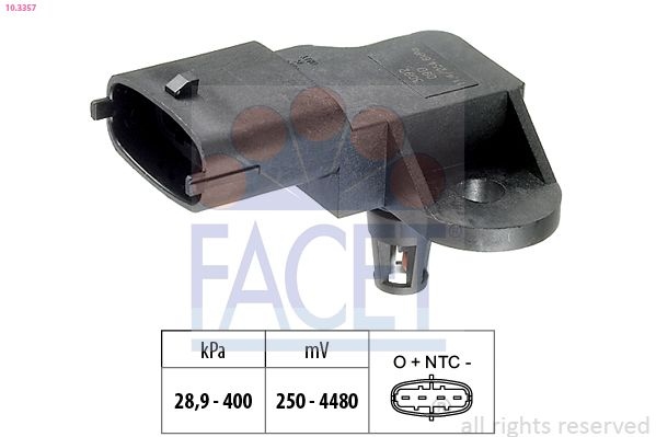 Air Pressure Sensor, height adaptation Made in Italy - OE Equivalent