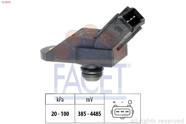 Air Pressure Sensor, height adaptation Made in Italy - OE Equivalent