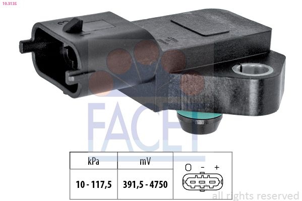 Alfa Romeo Air Pressure Sensor Height Adaptation Made In Italy - Oe Equivalent