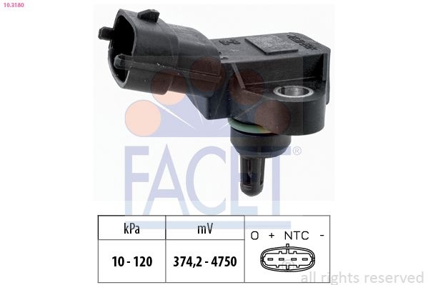 Air Pressure Sensor, height adaptation Made in Italy - OE Equivalent