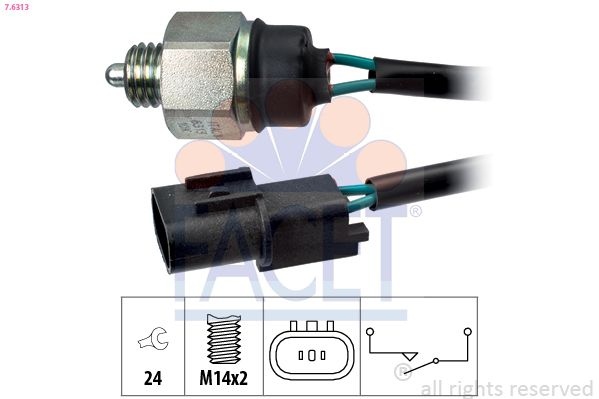 Switch, reverse light Made in Italy - OE Equivalent