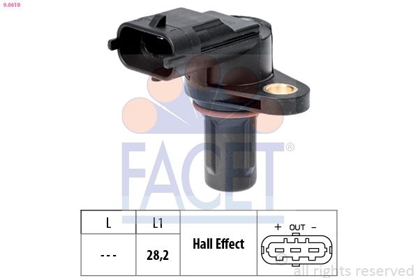 Sensor, camshaft position Made in Italy - OE Equivalent