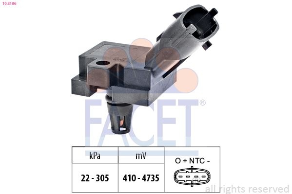 Air Pressure Sensor, height adaptation Made in Italy - OE Equivalent