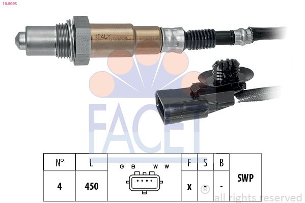 Lambda Sensor Made in Italy - OE Equivalent