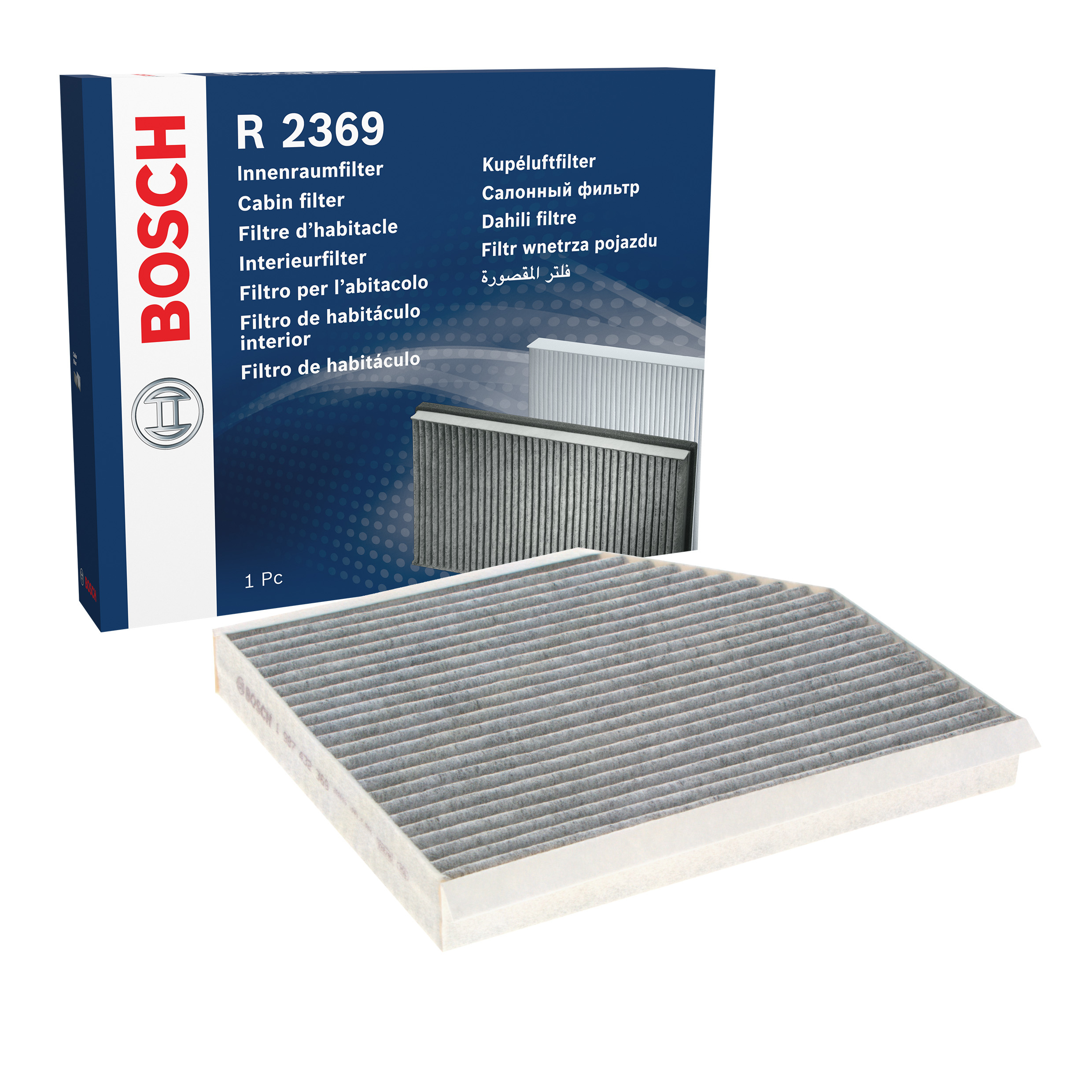 BOSCH Pollen filter Activated Carbon Filter 1 987 432 369 Filter, interior air,Cabin filter AUDI,PORSCHE,A4 Avant (8K5, B8),Q5 (8RB)