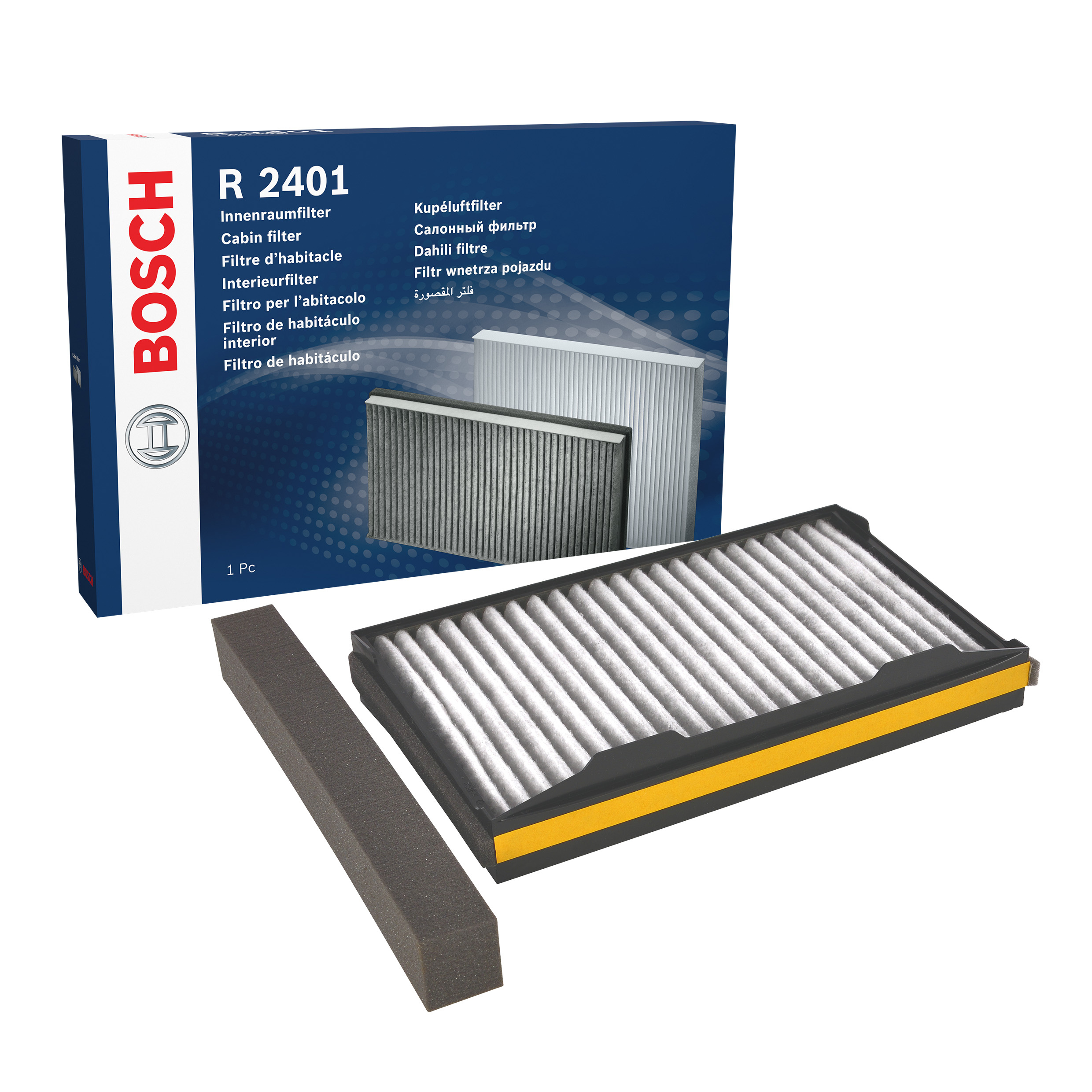 BOSCH Pollen filter Activated Carbon Filter 1 987 432 401 Filter, interior air,Cabin filter SAAB,9-5 Kombi (YS3E),9-5 (YS3E)