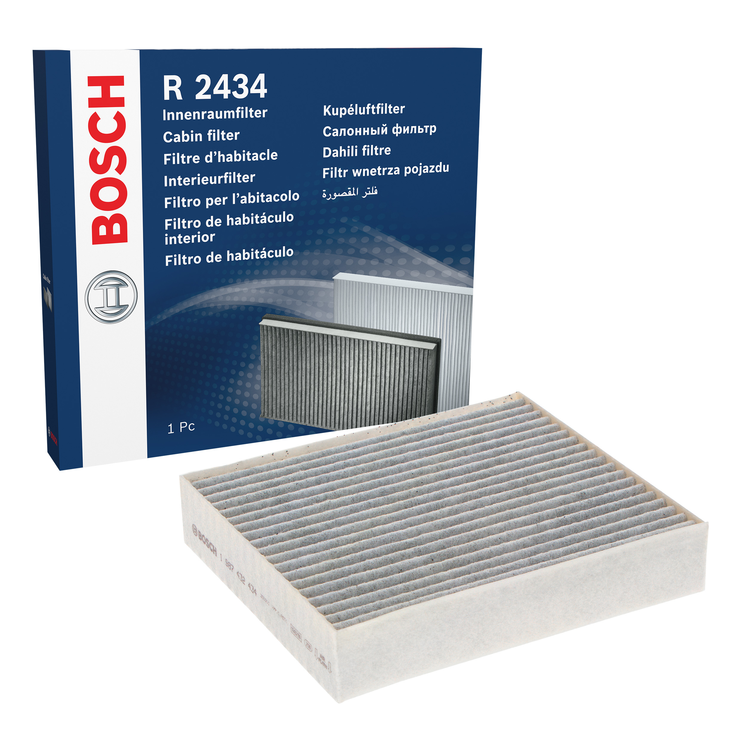 BOSCH Pollen filter MITSUBISHI,SMART 1 987 432 434 4548300018,A4548300018,MR958017 0013871V001,0013871V002,13871V002,4548300018,Q0013871V001