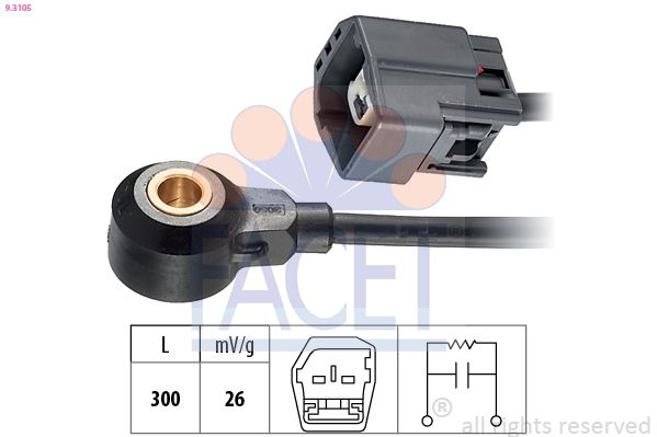 Knock Sensor Made in Italy - OE Equivalent